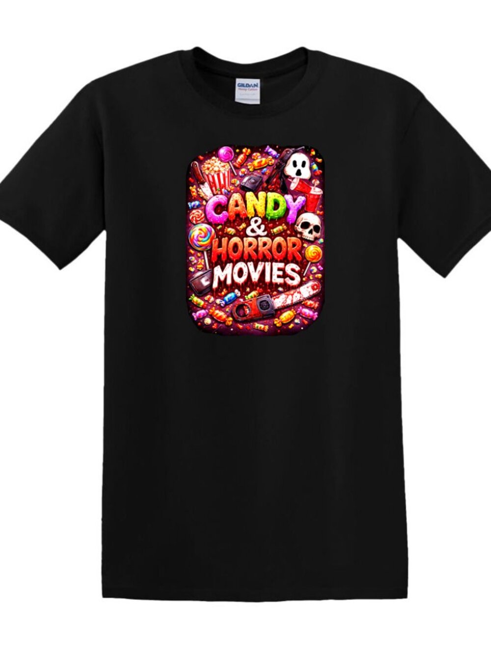 Candy & Horror Movies - T-Shirt